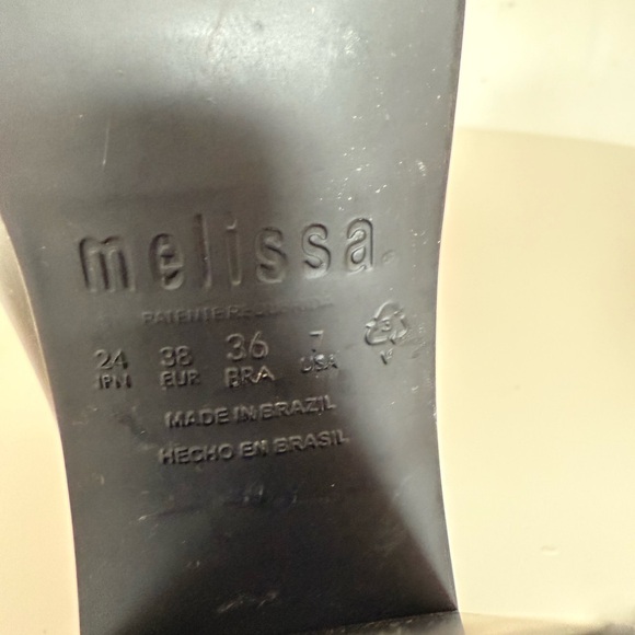 Melissa Glossy Heeled Rain Boots - Picture 7 of 7